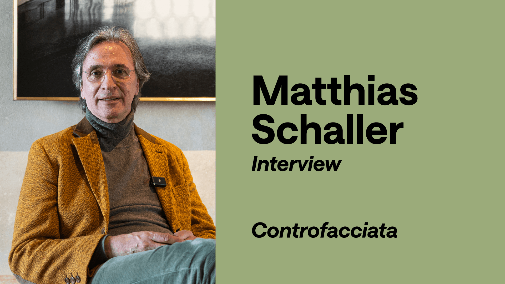 Intervista a Olaf Nicolai | Arte, percezione e partecipazione | Palazzo Diedo